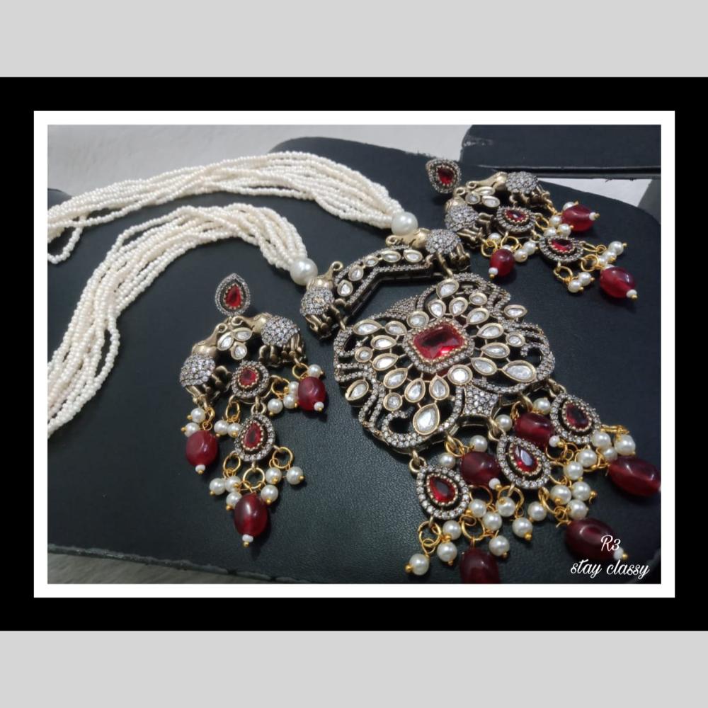 FS Collection Gold Plated Necklace Set