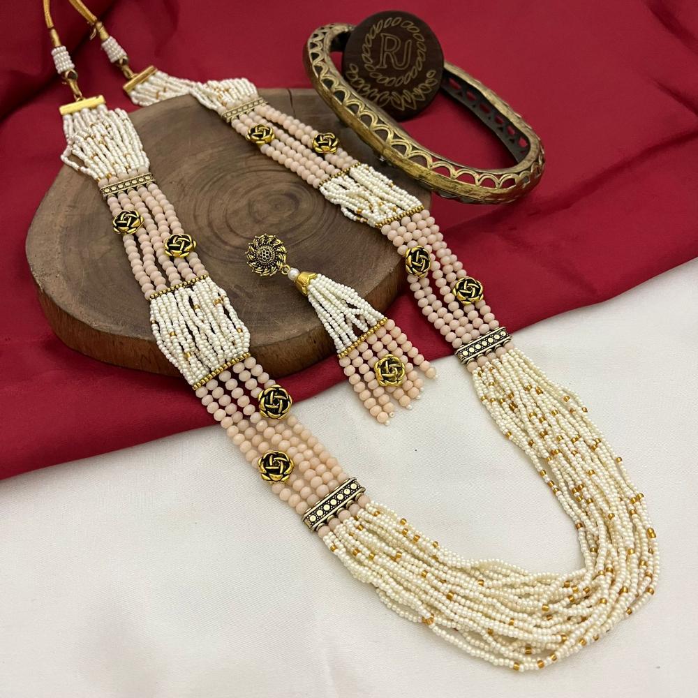 FS Collection Gold Plated Pearl Necklace Set