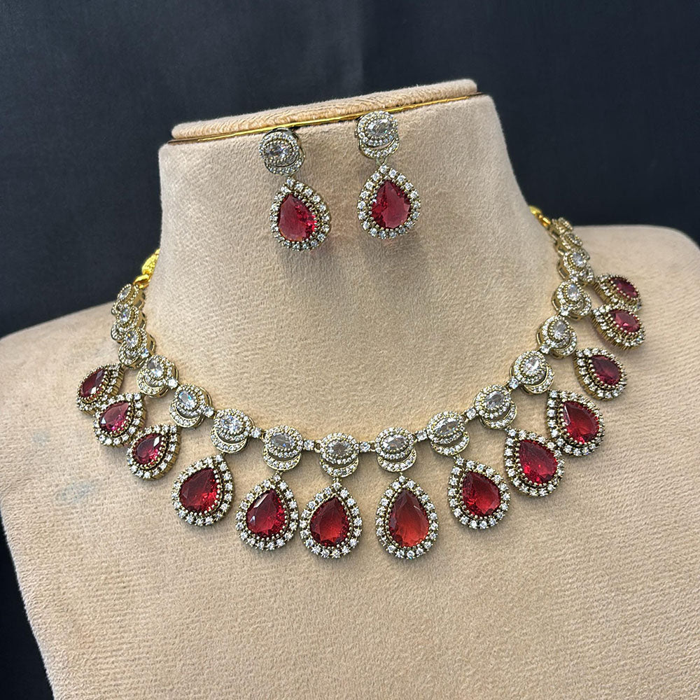 FS Collection Heritage American Daimond Necklace Set