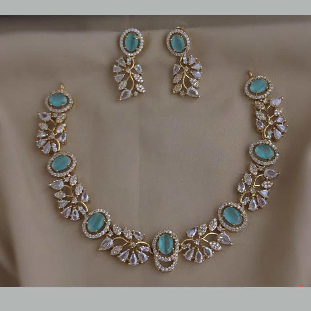 FS Collection Classic Crystal Stone And Austrian Stone Necklace Set