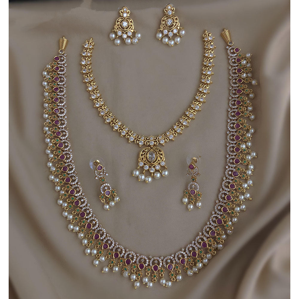 FS Collection Royal Austrian Stone Jewellery Combo Set
