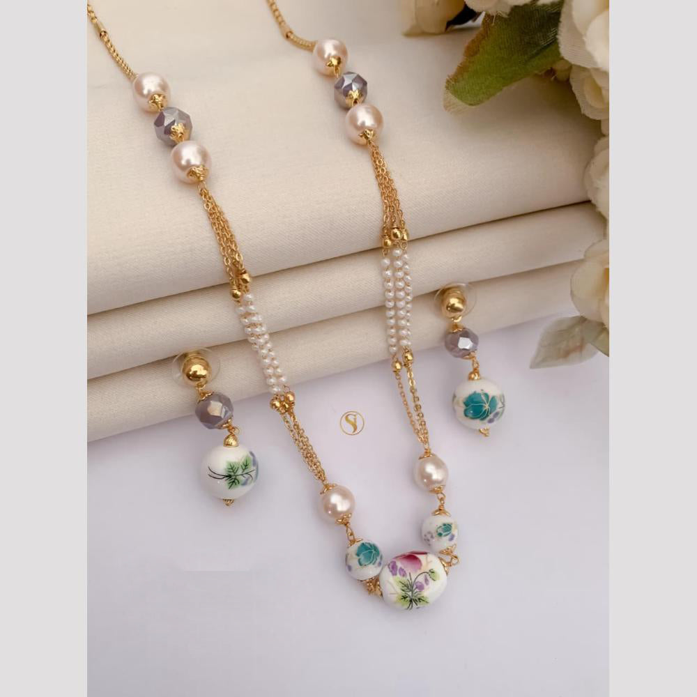 FS Collection Elegant Beads Necklace Set