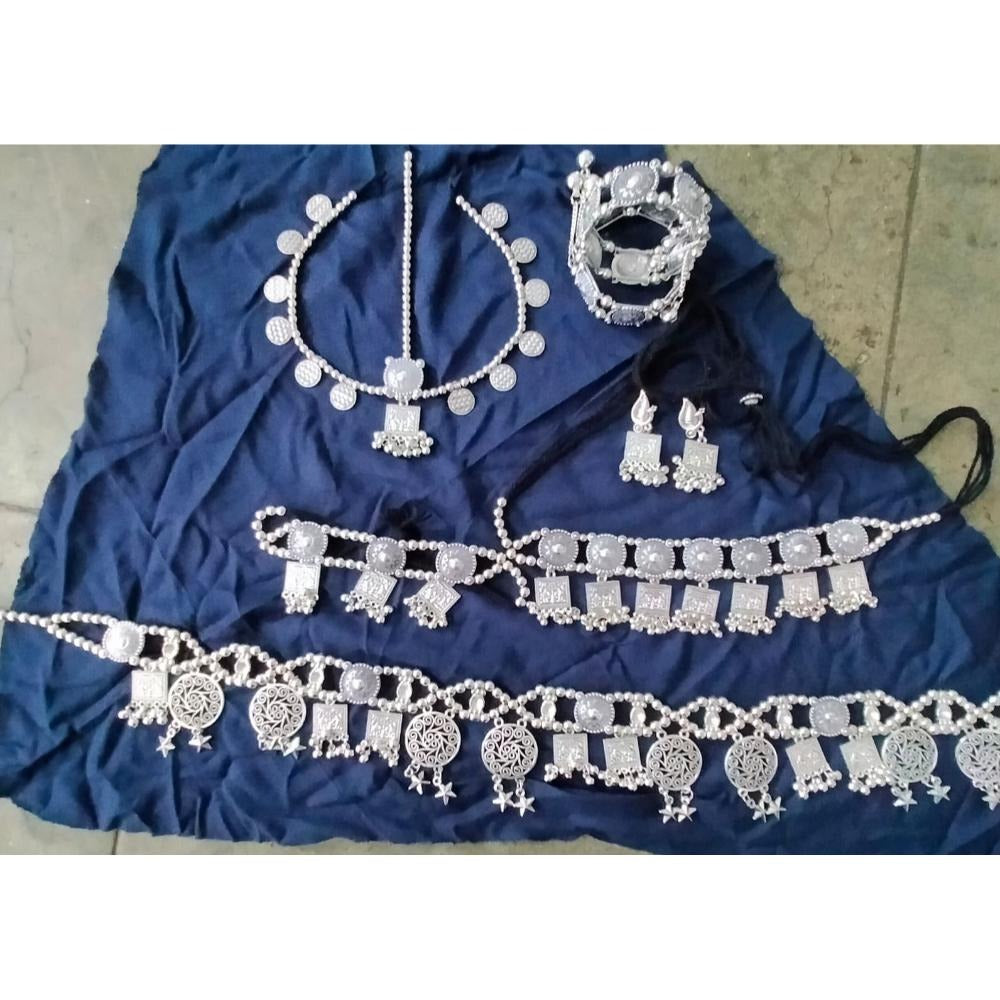 Akruti Collection Oxidised Plated Combo Set