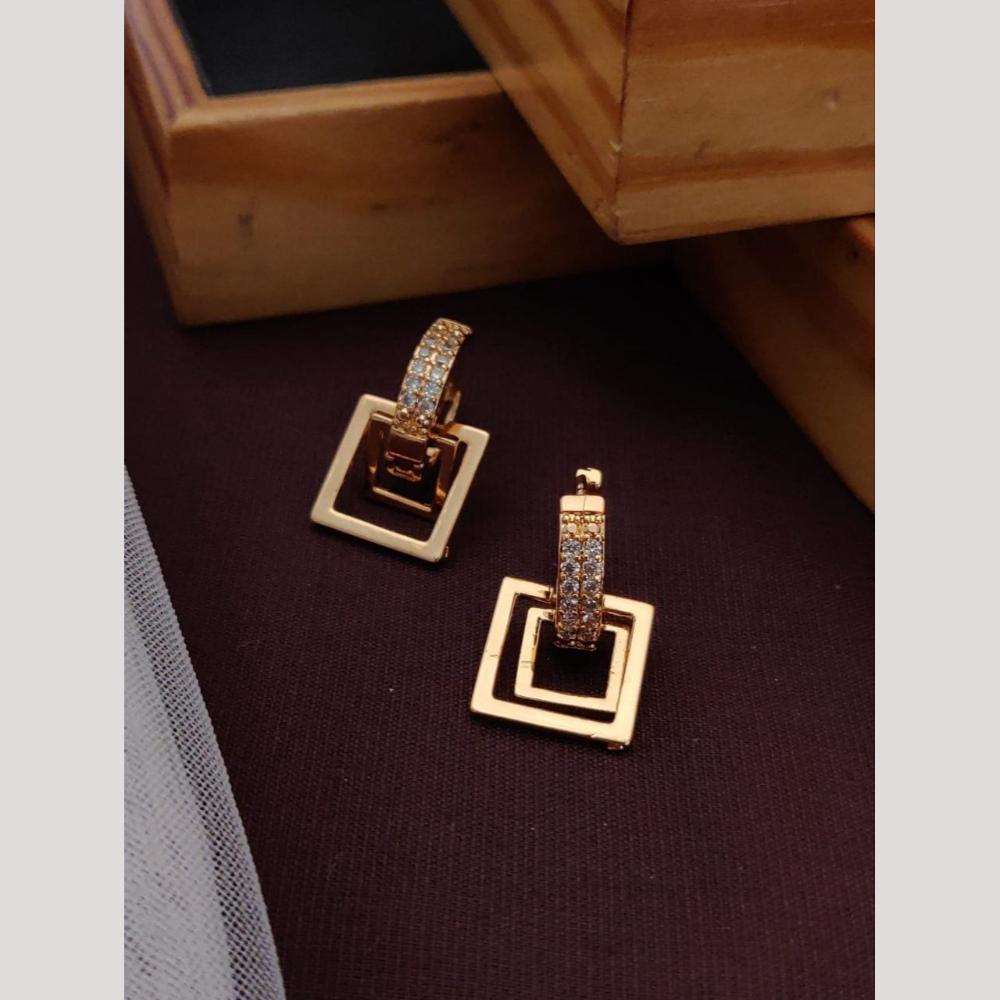 Akruti Collection Royal Austrian Stone Stud Earrings