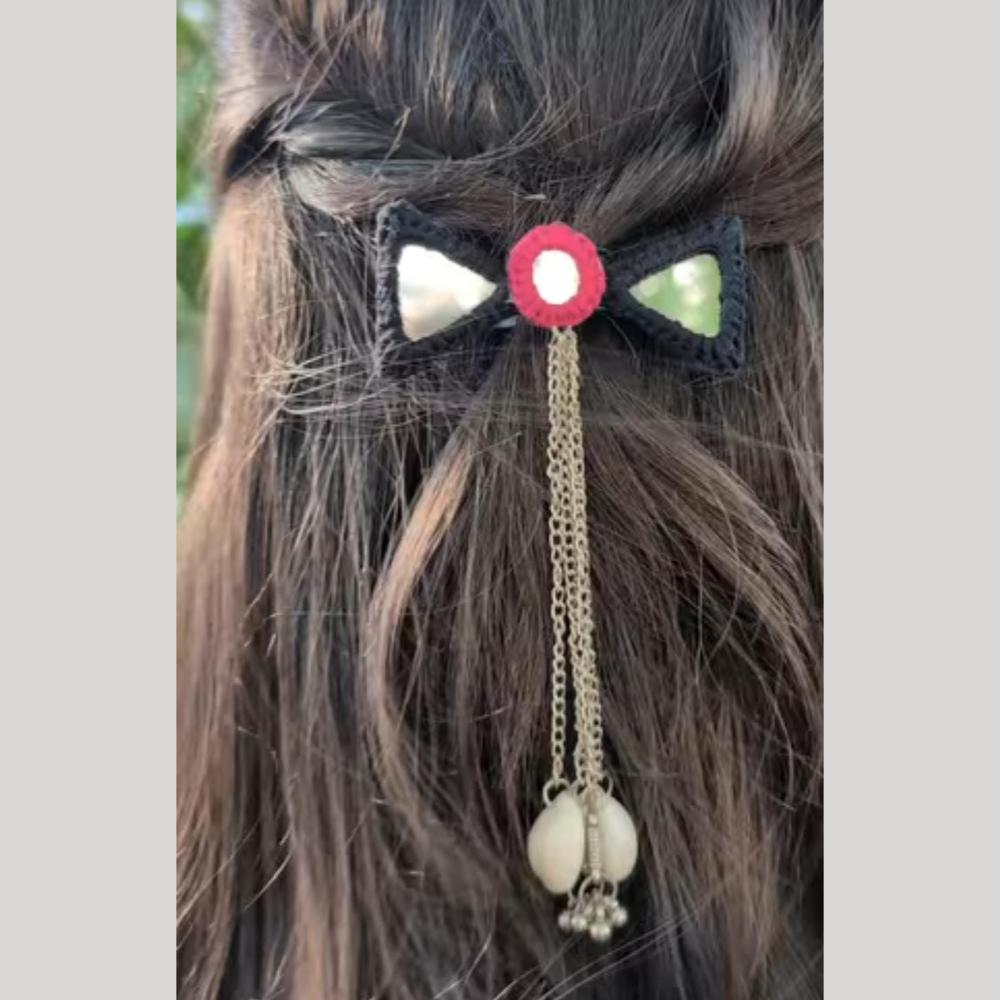 Shrijicreation Oxidised Plated Shell Hair Accessories