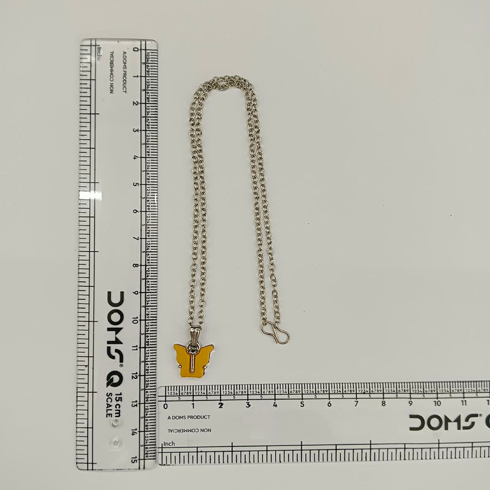 Urthn Butterfly Chain Pendant for Women Stylish Trendy Fashion Jewellery(Pack of 12)