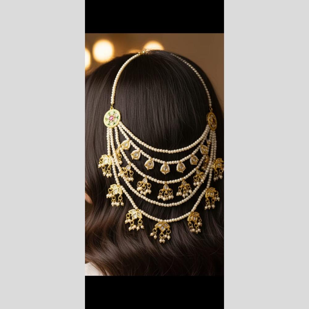 JCM Pota Stone And Pearl Hair Accessories – Statement Hair Jewelry