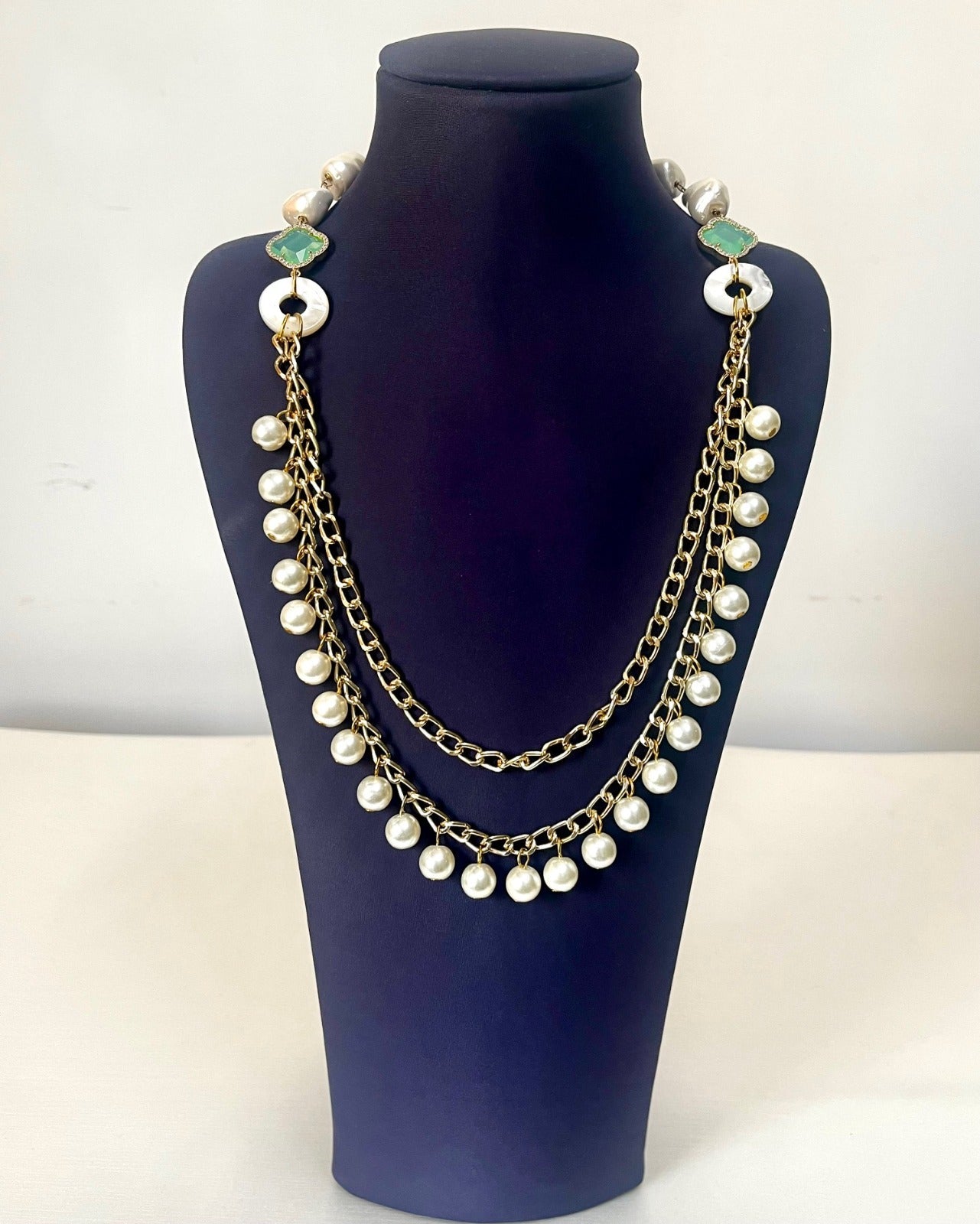 Jewel Treatzz Party Wear Chain Layered Elegant Necklace