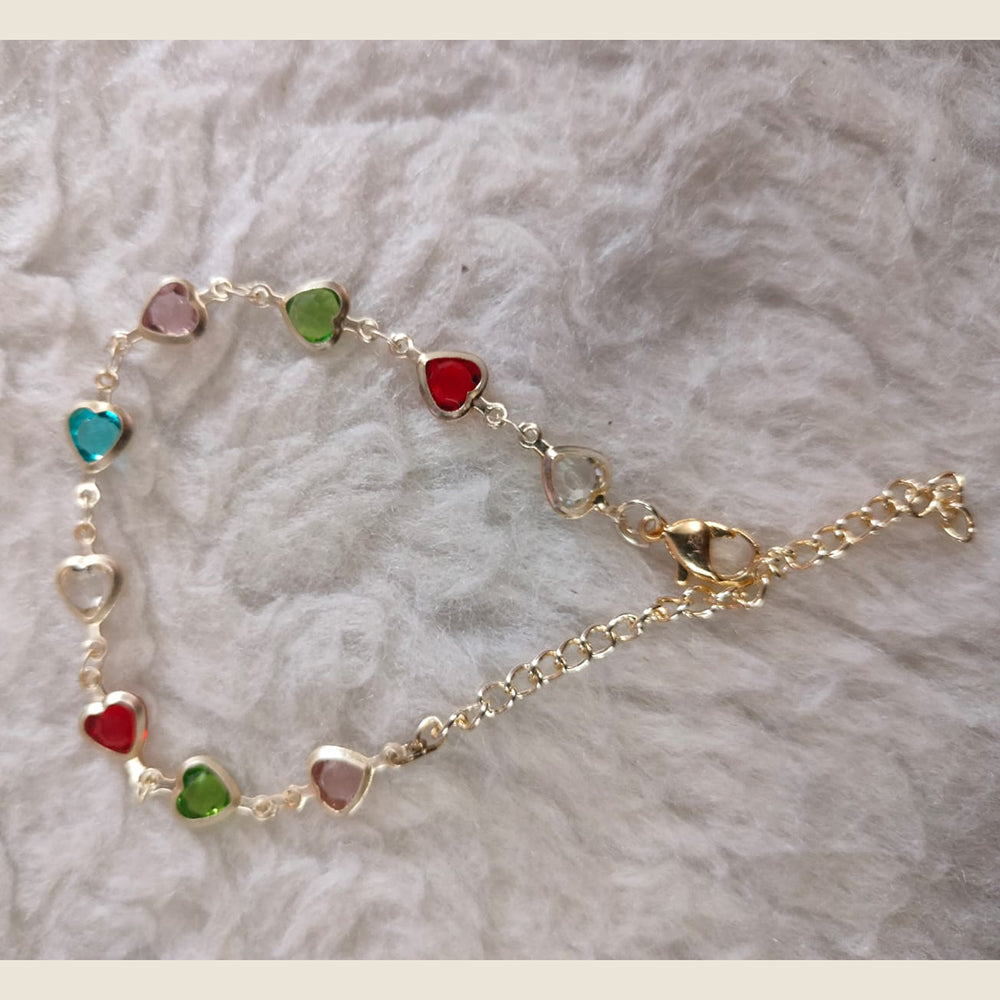 Khushboo Jewellers Luxury Style Crystal Stone Adjustable Bracelet