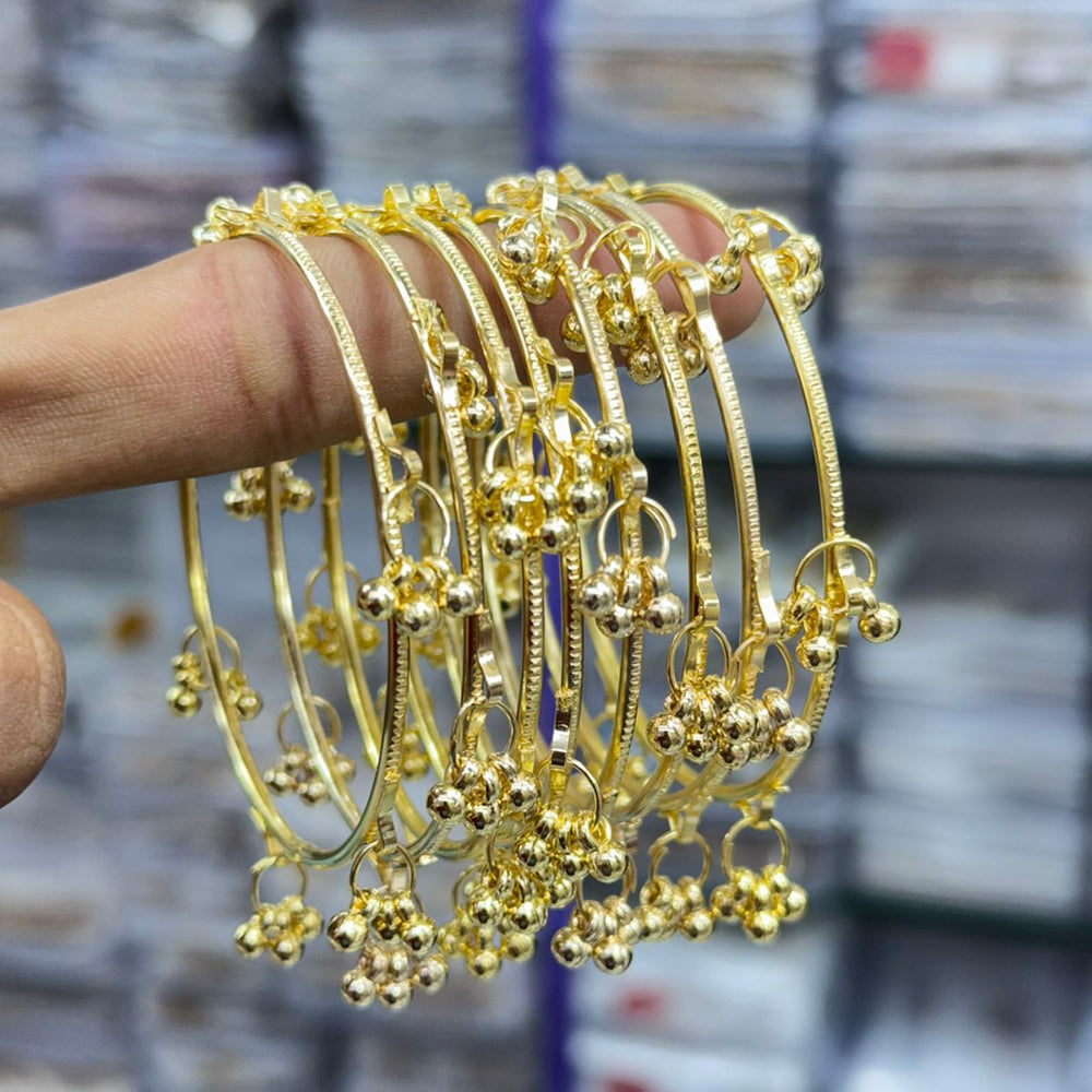 Naitika Arts Fancy Pearl Bangles Set