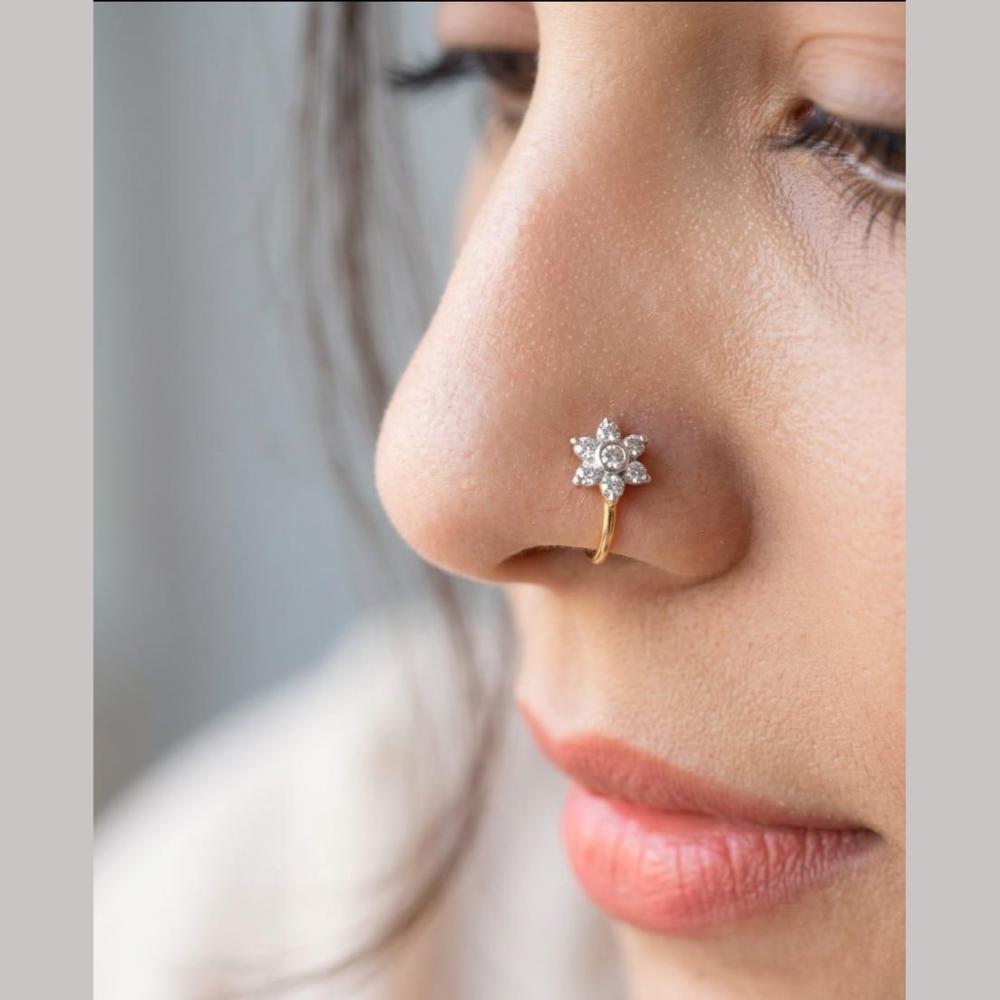Aamrapali Stylish Austrian Stone Designer Nose Pin