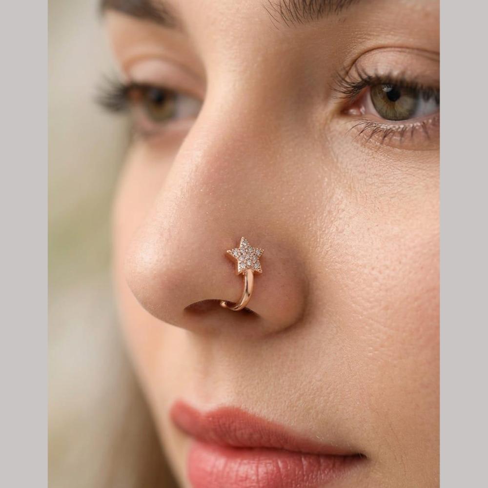 Aamrapali Stylish Austrian Stone Designer Nose Pin