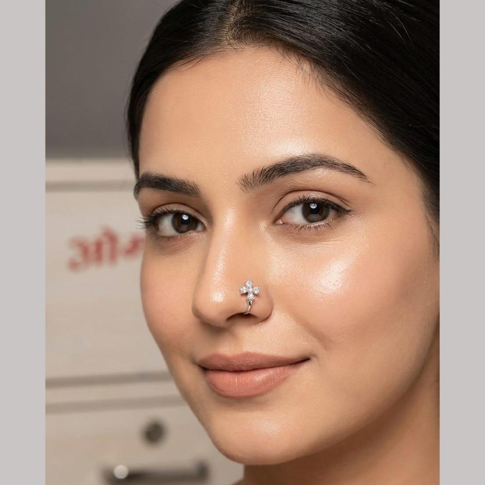 Aamrapali Stylish Austrian Stone Designer Nose Pin