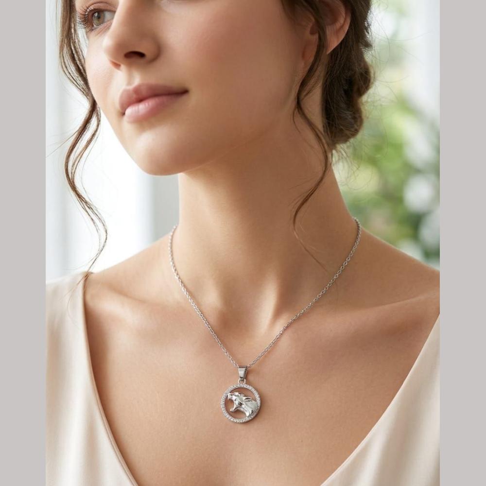 Aamrapali Twilight Shine Austrian Stone Chain Pendent