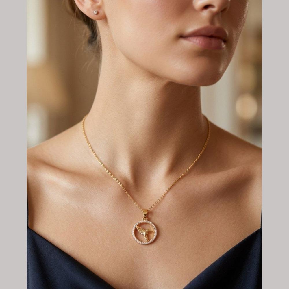 Aamrapali Twilight Shine Austrian Stone Chain Pendent