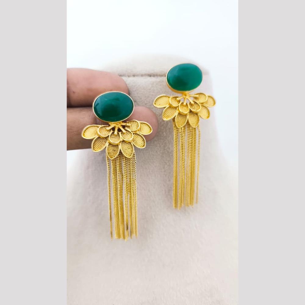 Marudhar Creations Ethereal Bloom Tassel Earrings