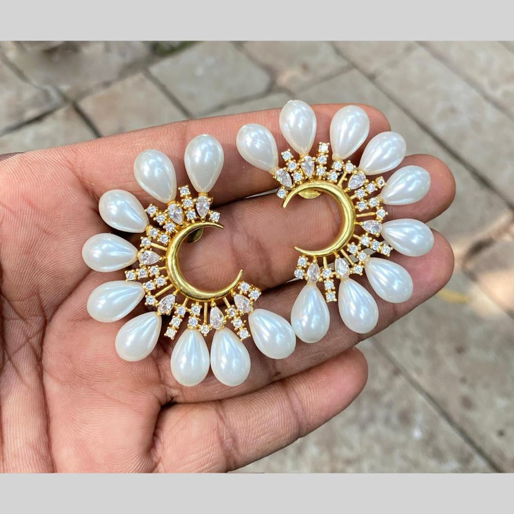 Amoliya Jewels Designer American Daimond Studs Earrings