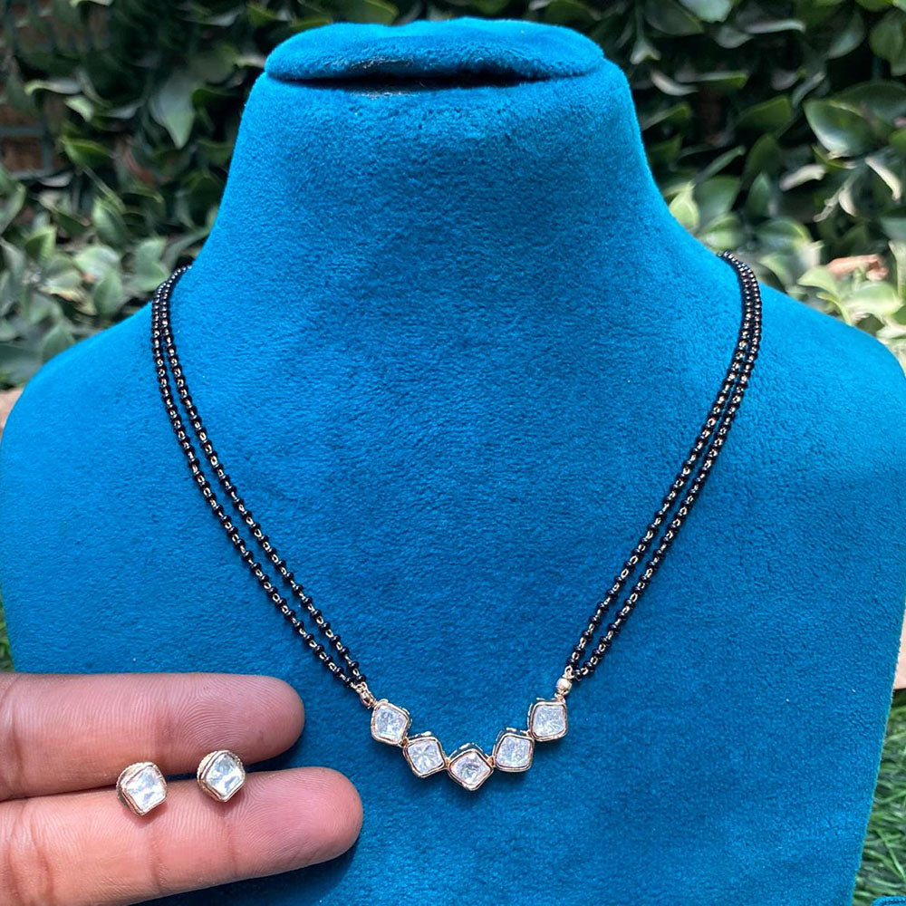 Royal Kundan Jewellery Polki Kundan Stone Designer Mangalsutra