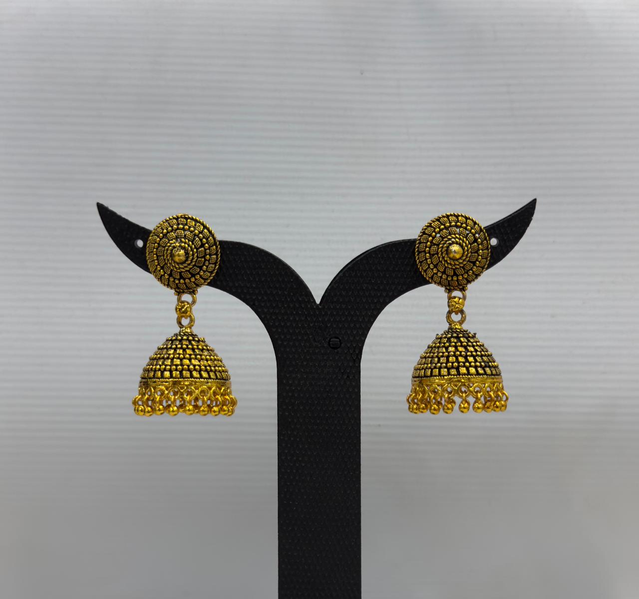 Dariyalal Sales Royal Pearl Ethnic Jhumki Earrings (Pack of 12 & 24)