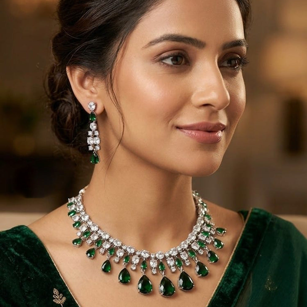 NAFJ Royal American Daimond Necklace Set