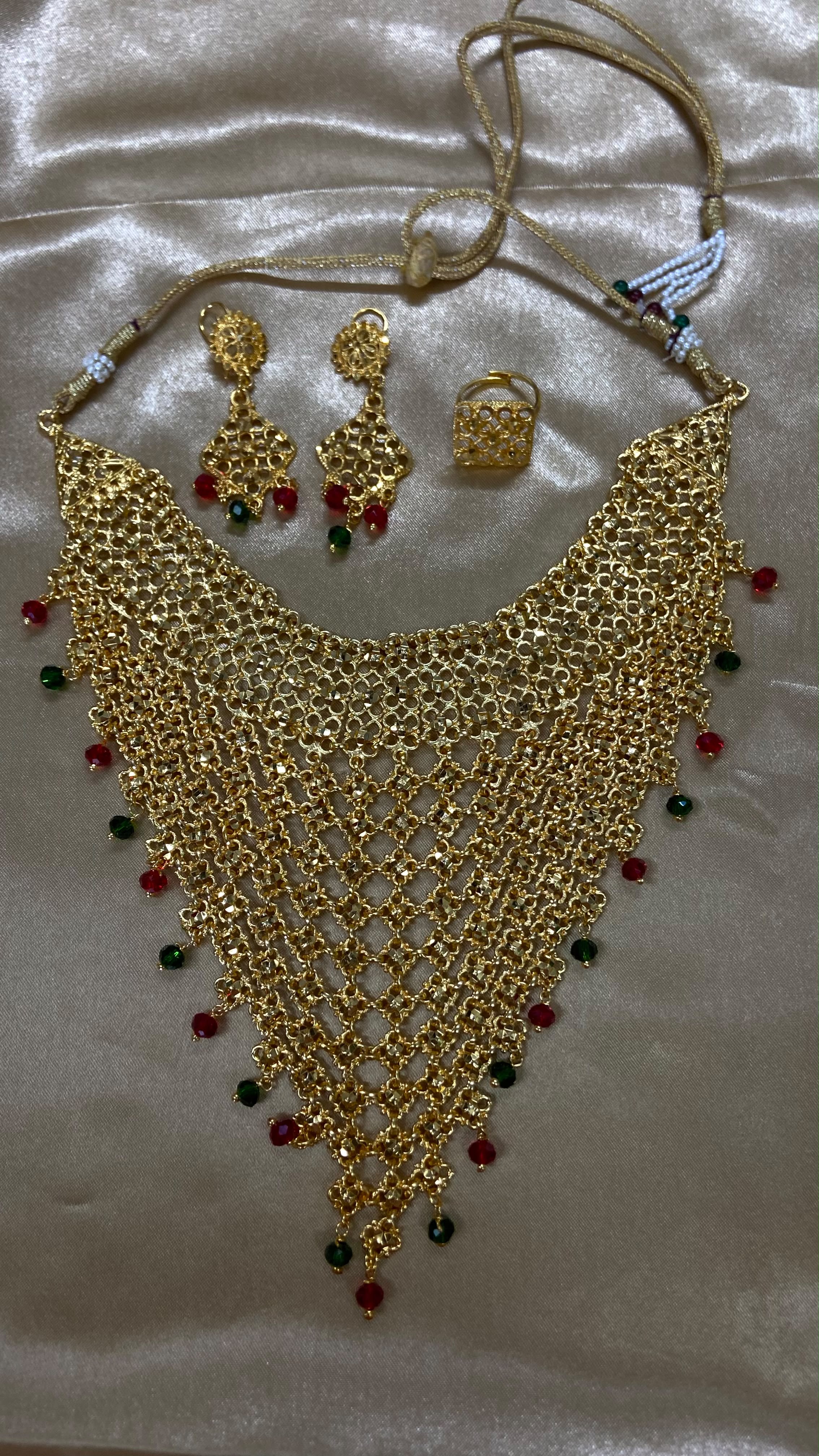 Darshana Jewels Designer Beads Necklace Set