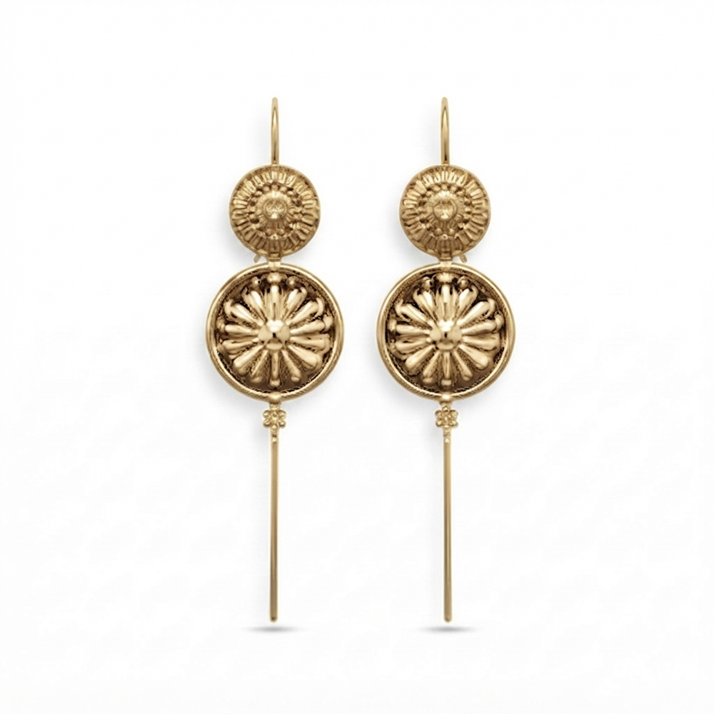 Urthn Gold Plated Round Ear cuff(Pack of 6)