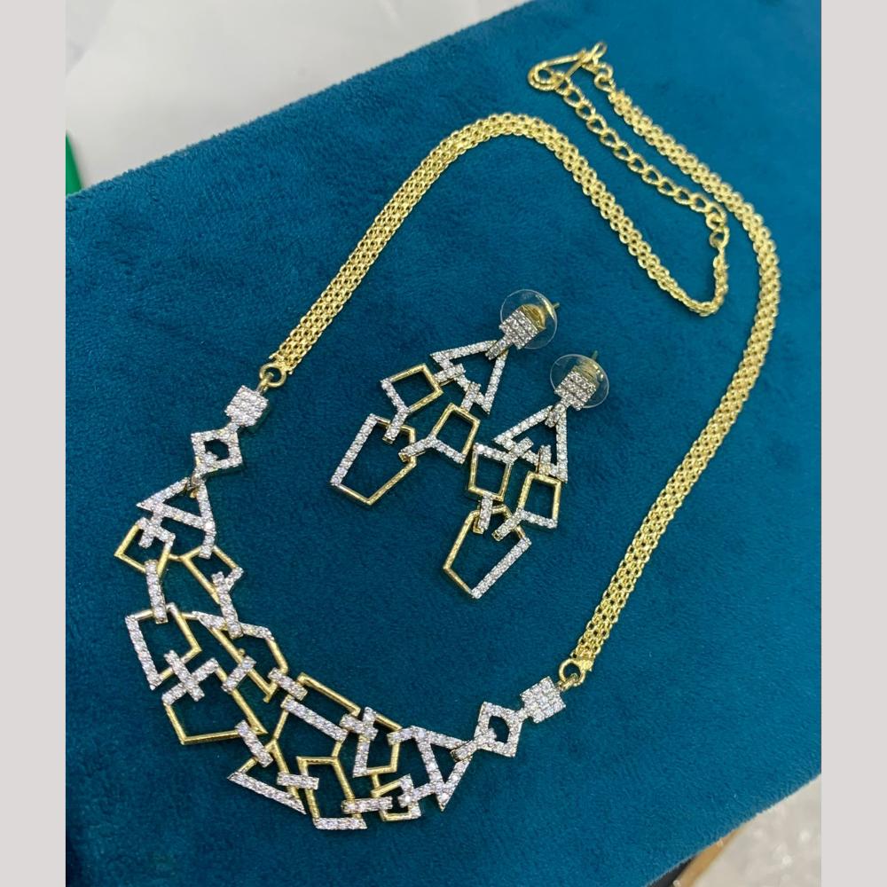 Sona Covering Delicate Austrian Stone Necklace Set