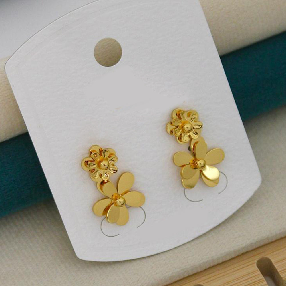 Klitz Elegant Crystal Stone Dangler Earrings for Women (Pack of 12)