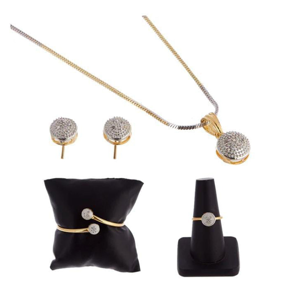 Dhirish International Elegant Austrian Stone Combo Set