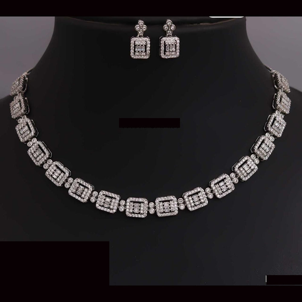 Tanish Art Jewellery Diva Spark Austrian Stone Party Perfect Necklace Set