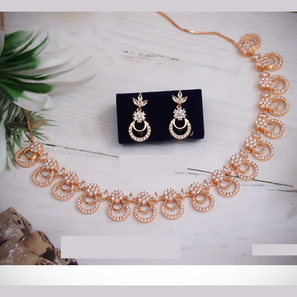 Tanish Art Jewellery Evening Elegance Austrain Stone Necklace Set