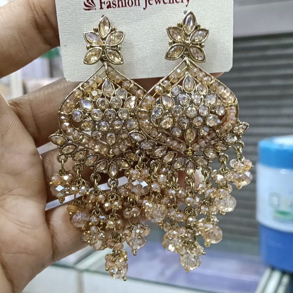 Tanish Art Jewellery Premium Austrian Stone Beads Festive Dangler Earrings