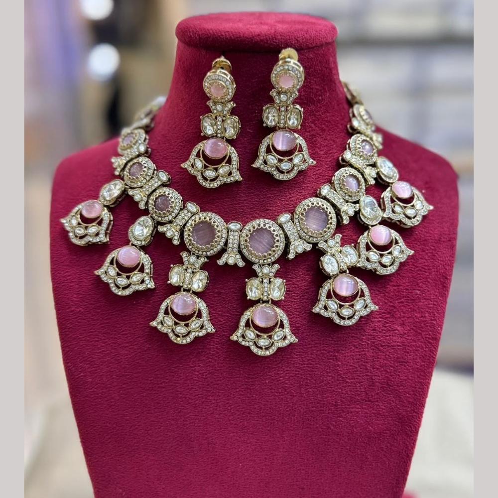 Tanish Art Jewellery Gorgeous Polki Kundan Designer Necklace Set