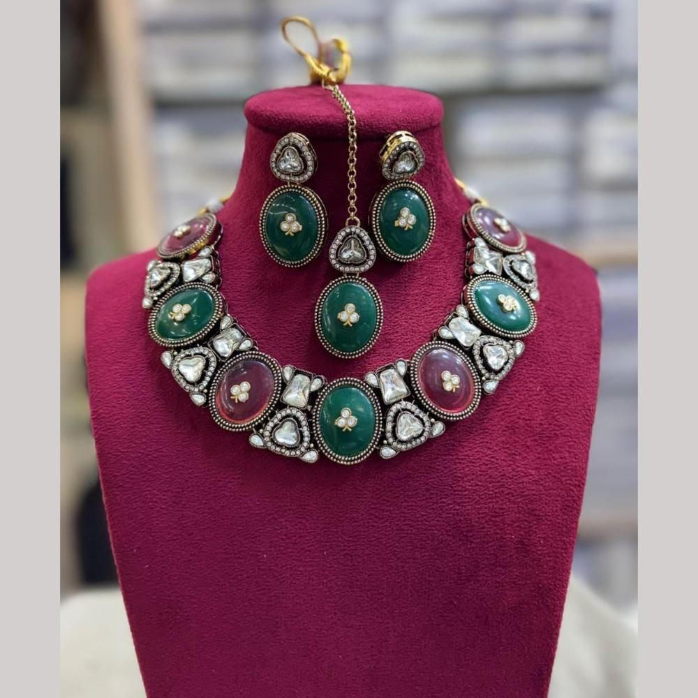 Tanish Art Jewellery Gorgeous Polki Kundan Designer Necklace Set