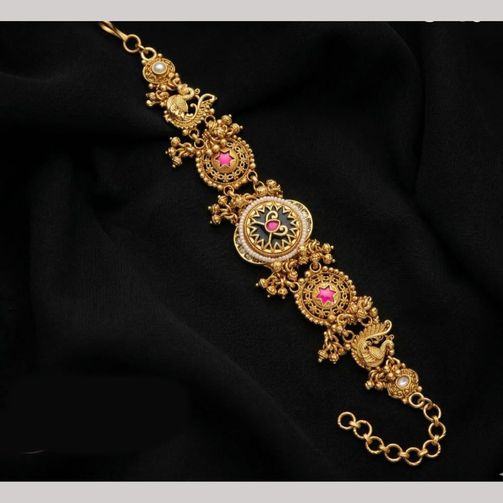 Tanish Art Jewellery Premium Pota Stone Pearl Statement Jewellery
