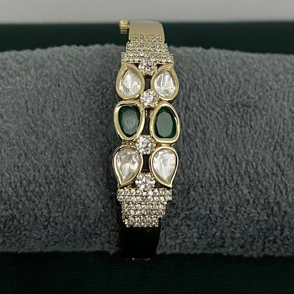 ZF Collection Designer Polki Kundan Stone Bracelet