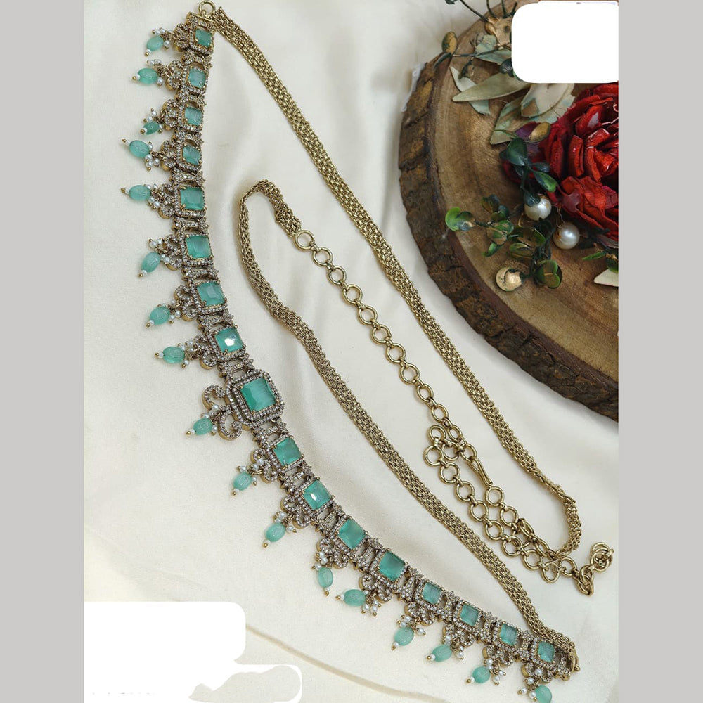 Ridhi Art Jewellery American Daimond And Beads Designer Kamarband for Women
