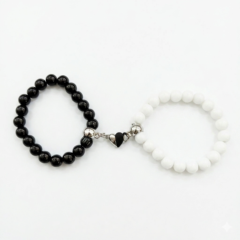 Urthn Eternal Bond Magnetic Couple Bracelet Set (Set of 6)