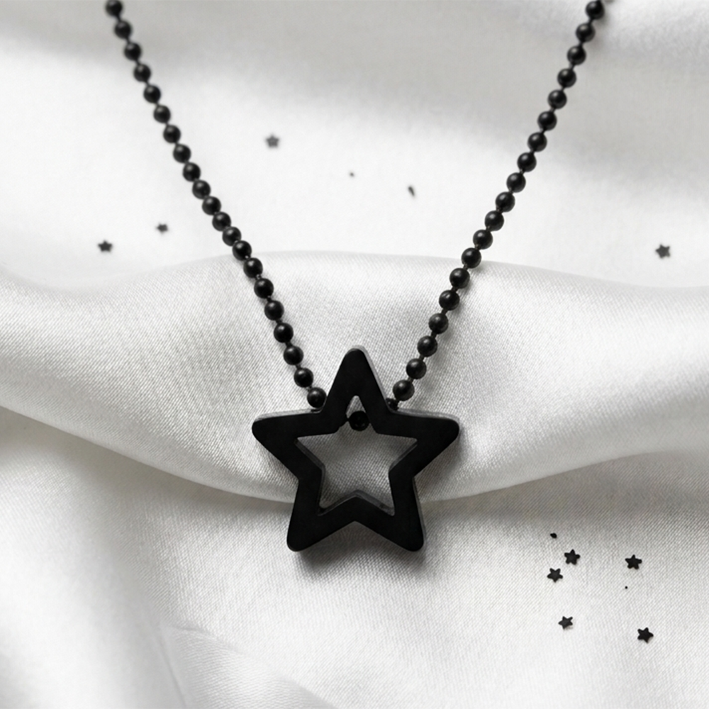 Urthn Fashion Star Chain Pendant For Men (Pack of 6)