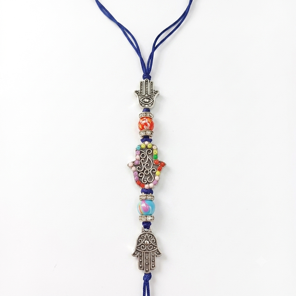 Urthn Mystic Hamsa Hand Beads Bracelet For Men (Set of 6)