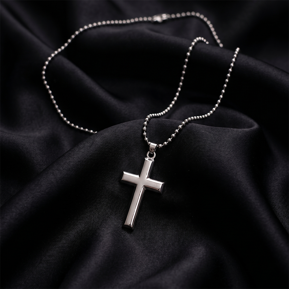 Urthn Cross Chain Pendant For Men (Pack of 6)