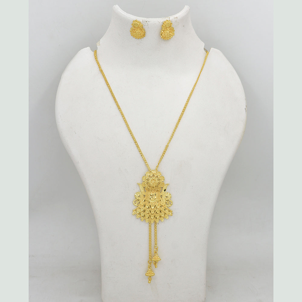 Mahavir Gold Plated Necklace Set