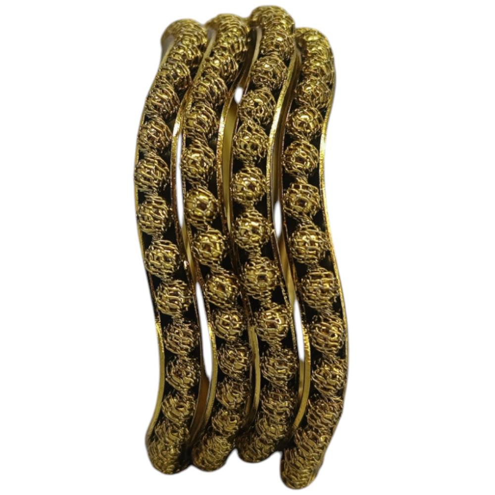 Amity Arts Mehndi Plated Bangle (4 Piece)