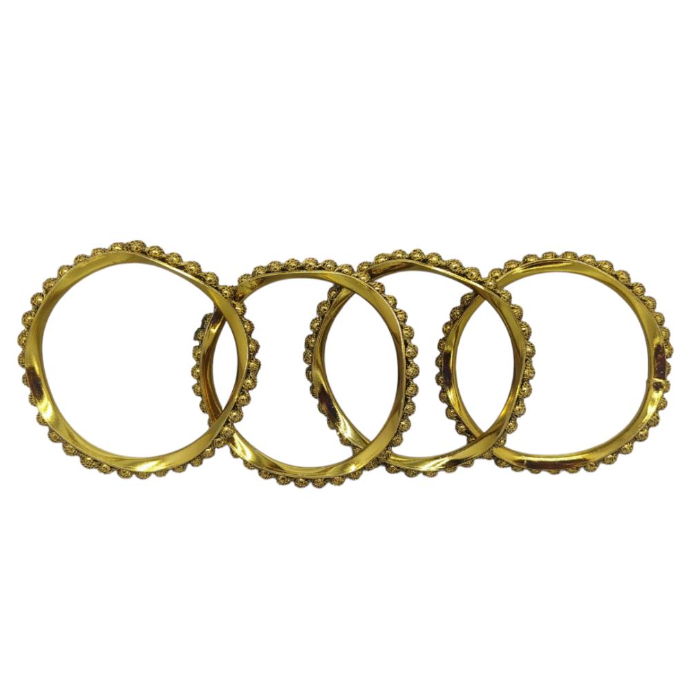 Amity Arts Mehndi Plated Bangle (4 Piece)