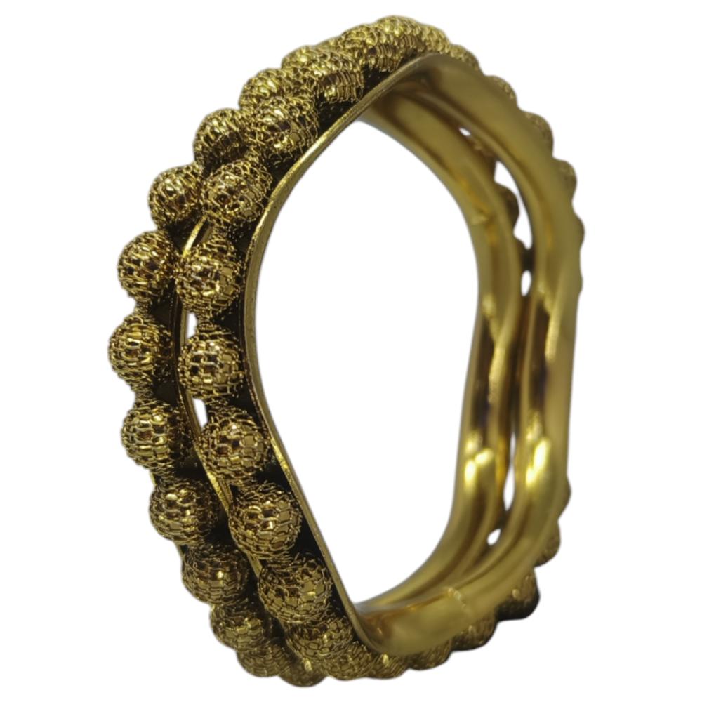 Amity Arts Mehndi Plated Bangle (2 Piece)