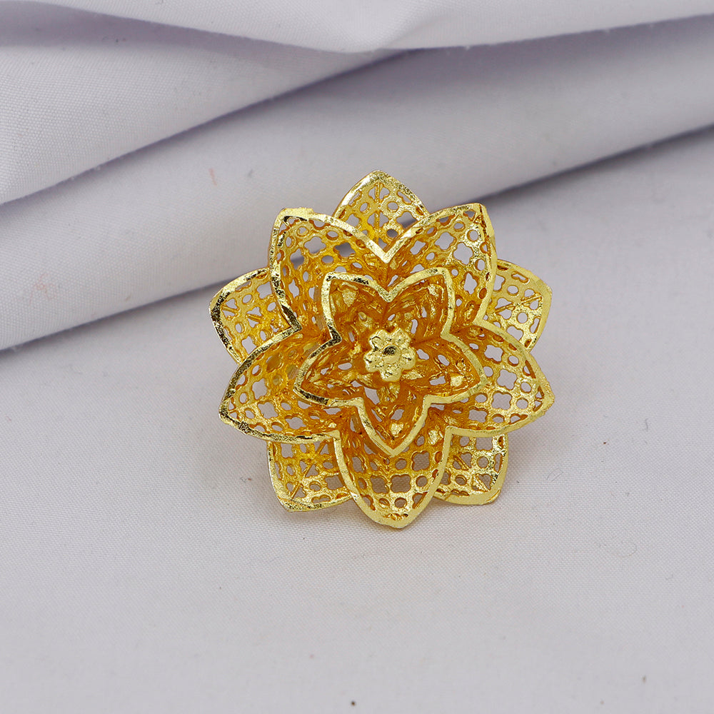 Mahavir Elegant Gold Plated Ring For Women