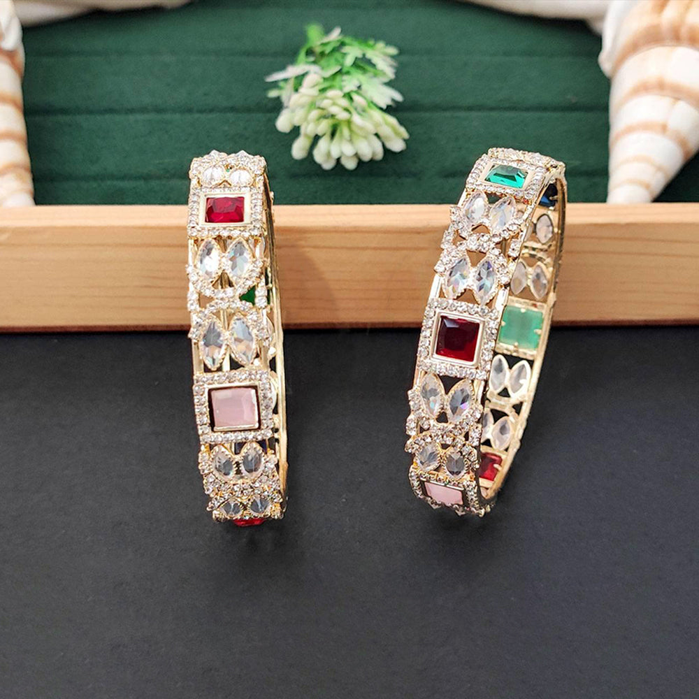 Js Fashion Classic American Diamond Fancy Designer Bangles