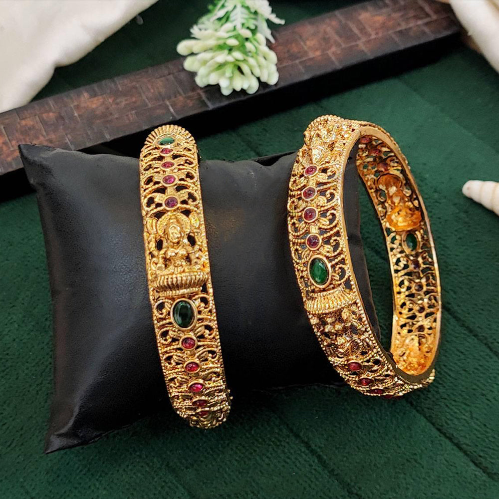Js Fashion Ethnic Designer Temple Style Bangles for Women