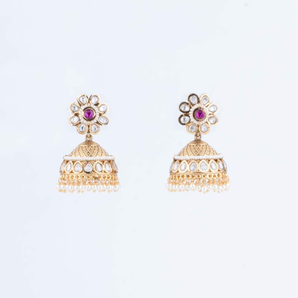 ChicCharm Jewellery Brass And Copper Gold Plated Rajwadi Necklace Set