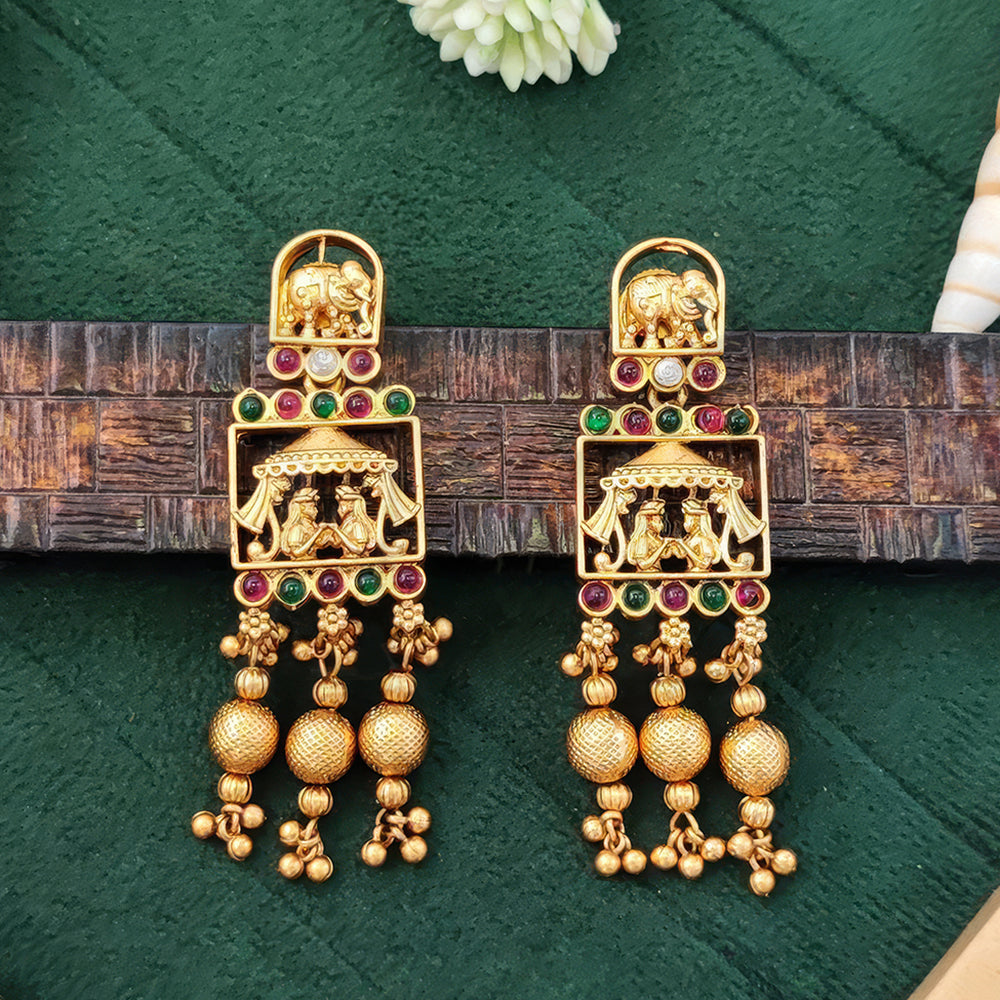 Js Fashion Traditional Heritage Look Designer Earrings